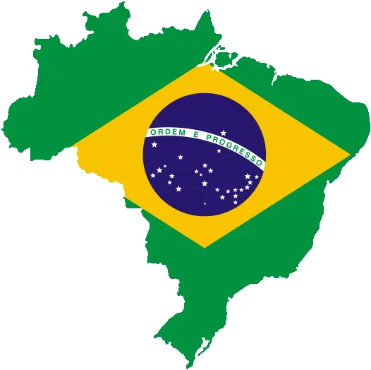 Mapa Do Brasil Com A Bandeira Nacional Portal Resolve - Portal Resolve